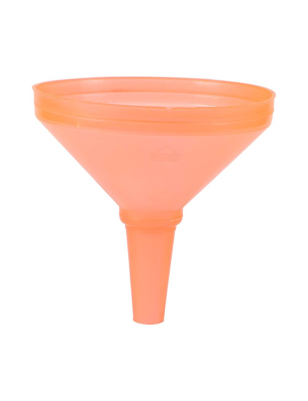 F-135/180MM PLASTIC FUNNEL ORANGE WITH FILTER 7"