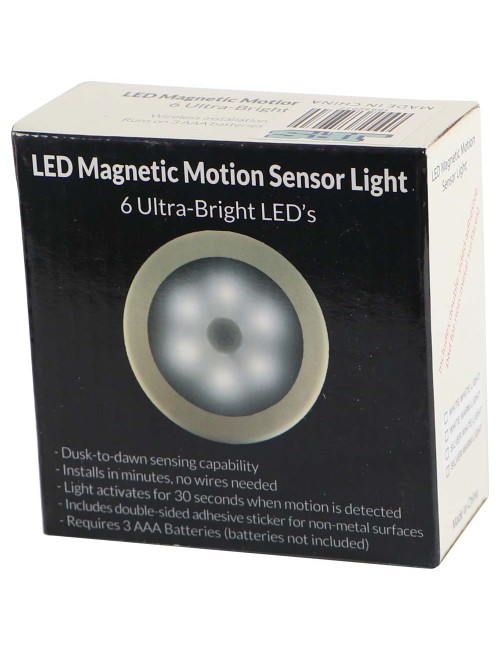 LED 6 كشاف متعددالاغراض سنسر مدور