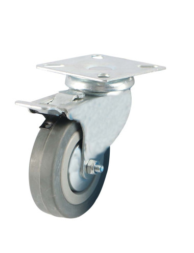 عجلات رمادي متحرك مع بريك "3 CHN-006075