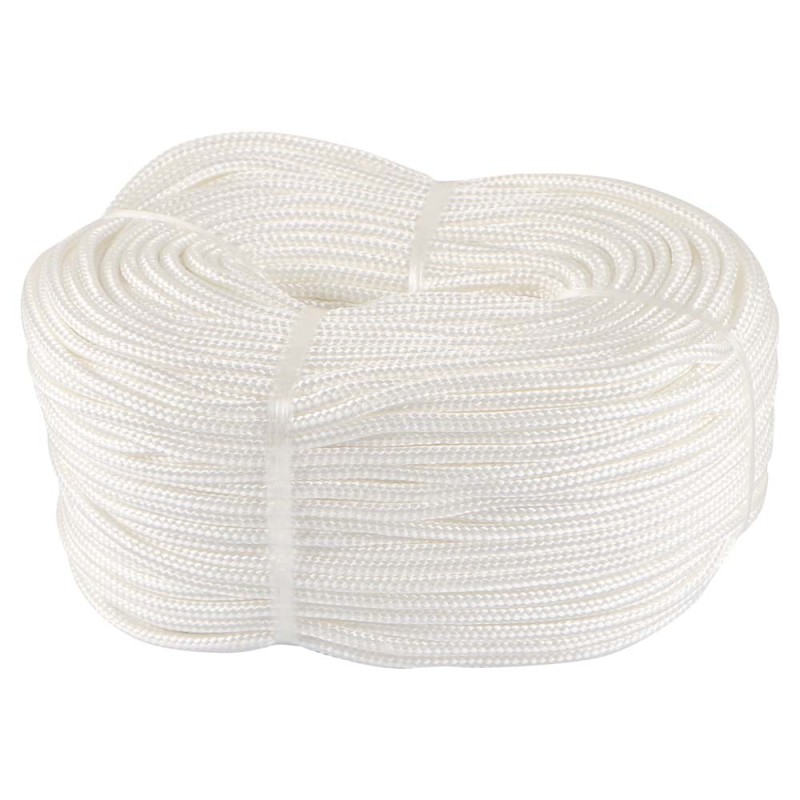 SILK ROPE BRAIDED 16 STRAND 4 MM x 100 YDS