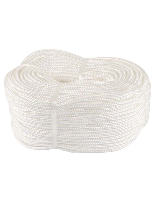 SILK ROPE BRAIDED 16 STRAND 4 MM x 100 YDS