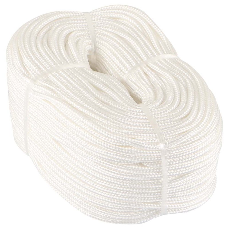 SILK ROPE BRAIDED 16 STRAND 4 MM x 100 YDS