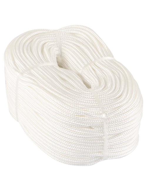 SILK ROPE BRAIDED 16 STRAND 4 MM x 100 YDS