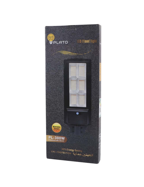 PLATO SOLAR POWER ROAD LIGHT WHITE 300W