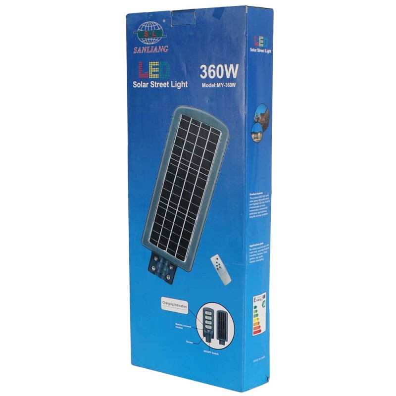 SANLIANG LED كشاف طريق طاقة شمسية 360 وات