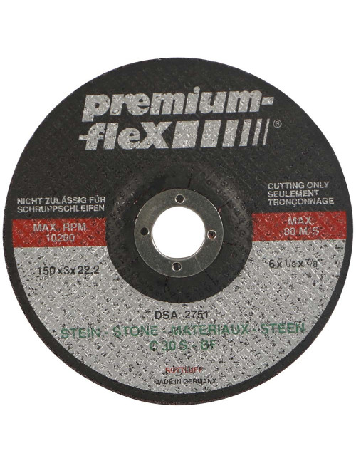 STONE CUTTING DISC 6"