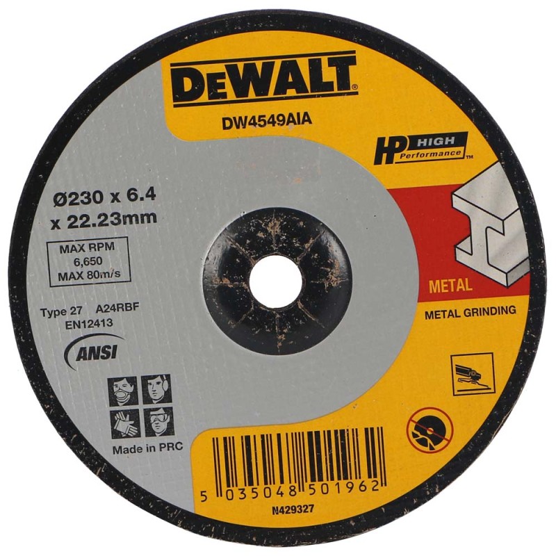DEWALT CHN 9" اسطوانة حف حديد