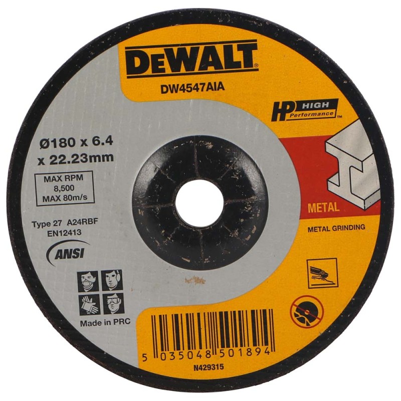 DEWALT METAL GRINDING DISK 7"