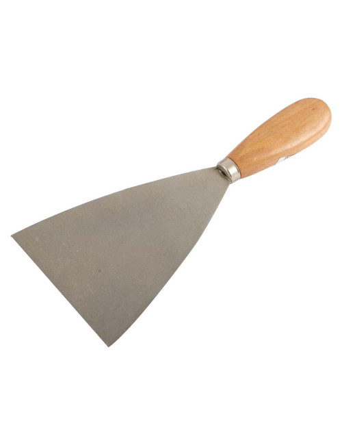 D040 SCRAPER WITH WOODEN HANDLE 4"