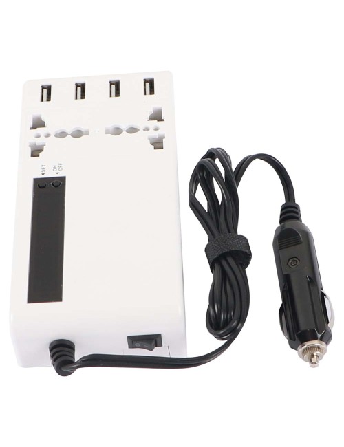 1222 x CAR INVERTER PLUG-S 12V DC TO 220V AC 200W