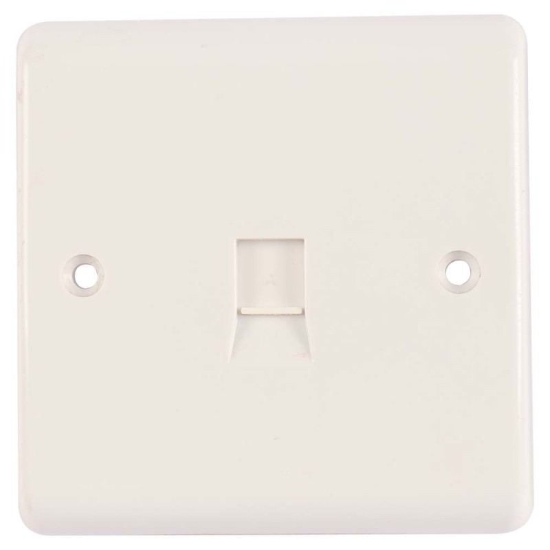 TELEPHONE SOCKET WITH CLIP