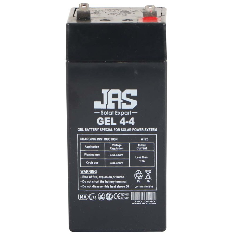 RECHARGABLE GEL BATTERY 4 V/ 4AMP