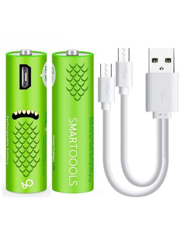 بطارية شحن 1.5V×2 USB AAA-32-5-LITHAA2