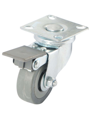 عجلات رمادي متحرك بريك '2' CHN - 005050