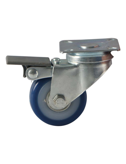 عجلات متحرك ازرق مع بريك "2 H.D CHN-057050