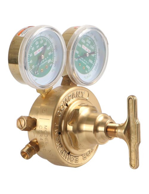 WE72A BRASS O x YGEN REGULATOR GREEN COLOR