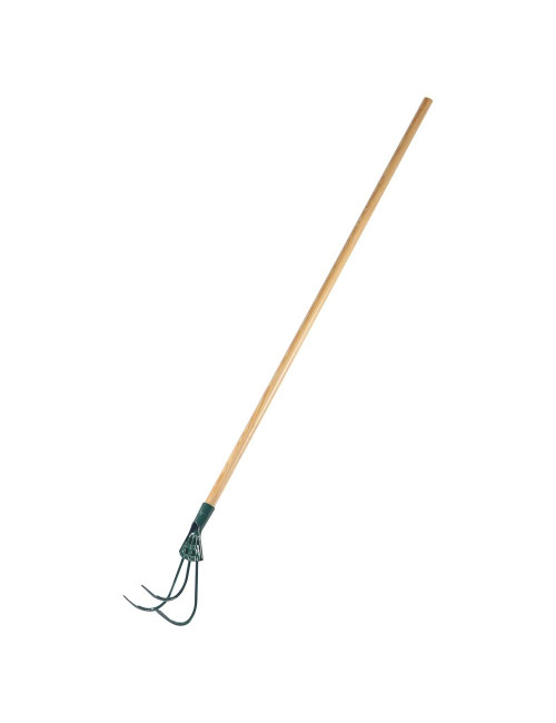 G09 WOODEN HANDLE ADJUSTABLE CULTIVATOR 3 PRONGS 48"