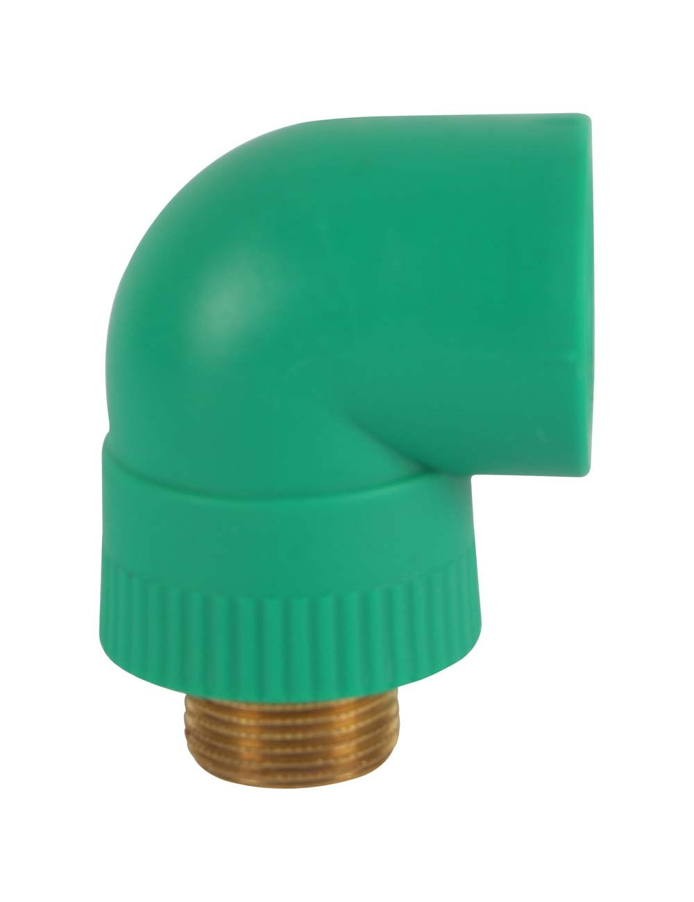 PVC ELBOW FEMALE THREADED 1" X 3/4" GREEN