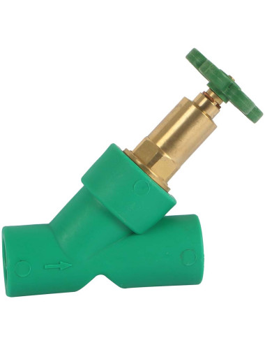 سكر ظاهر"3/4 اخضر لحيم موديل عدساني