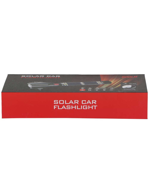 SOLAR CAR FLASHLIGHT 800LM