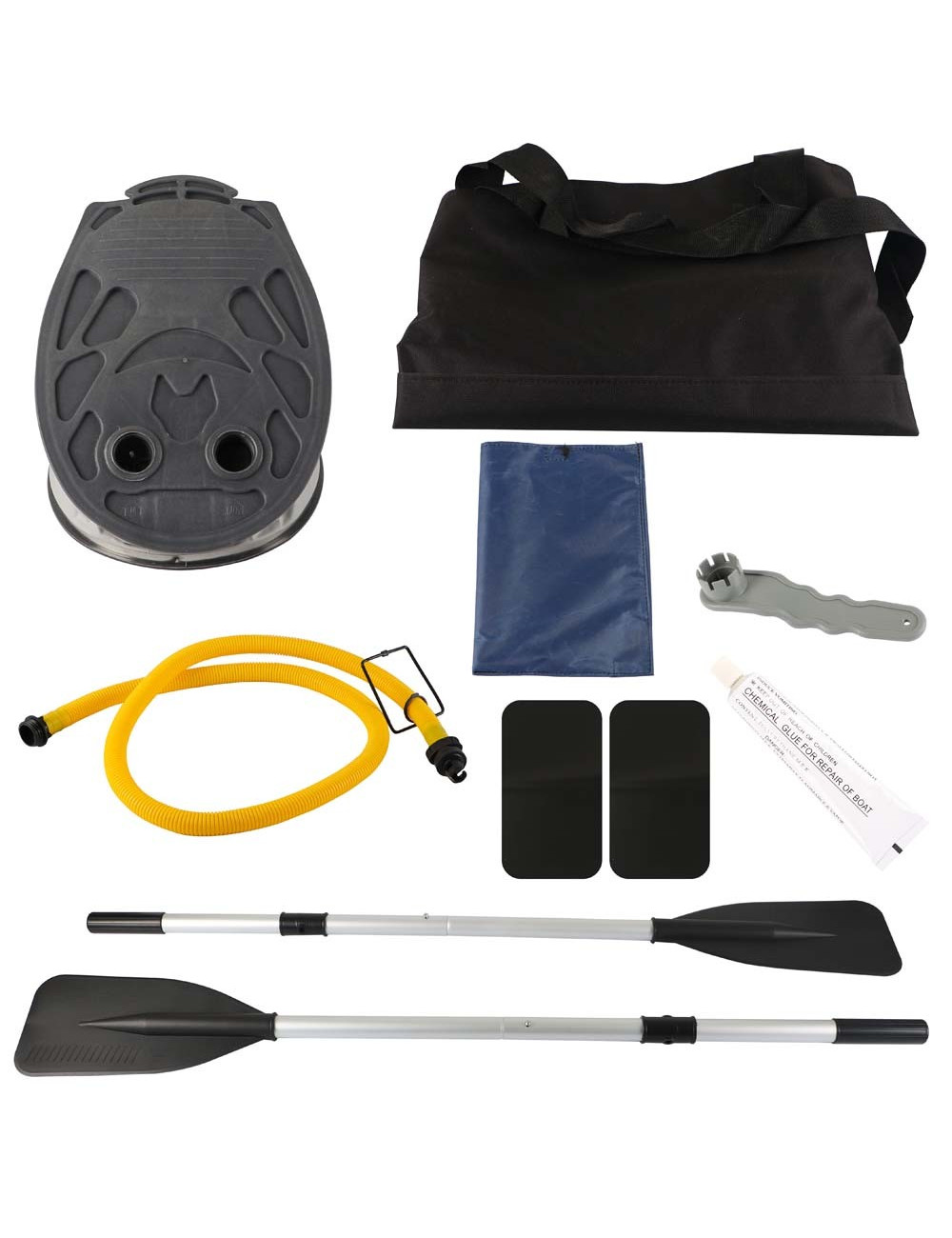 RUBBER SPEED BOAT FULL COVER BOTTOM 280×133×35CM 51KG