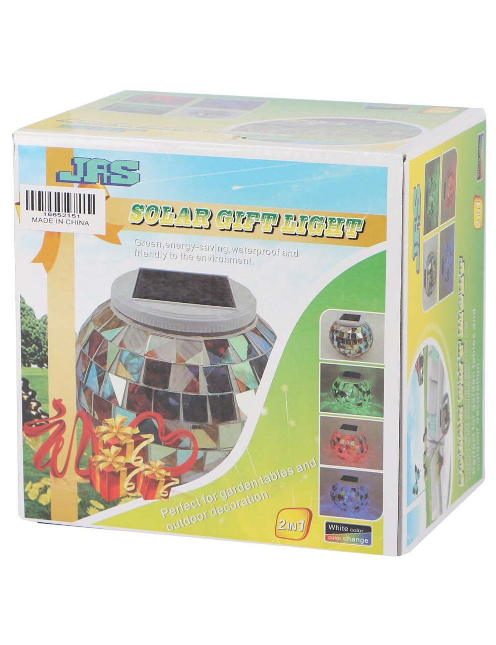 2151 100 X 75 MM2 IN1 لمبة طاولة حديقة طاقة شمسية نقشة