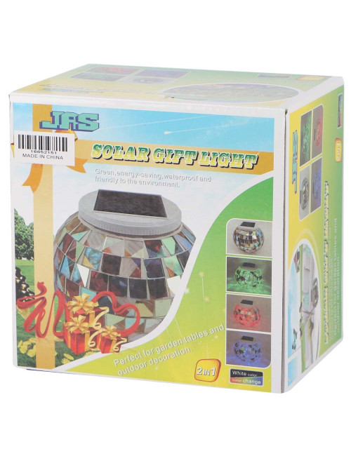 2151 100 X 75 MM2 IN1 لمبة طاولة حديقة طاقة شمسية نقشة