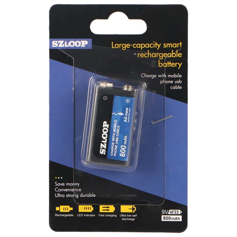 32-2653 RECHARGEABLE BATTERY 9V