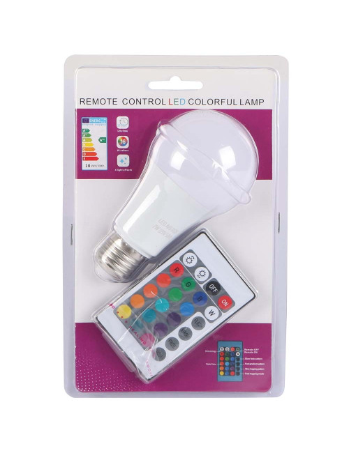 لمبة 7 وات الوان مع ريموت LED CHN