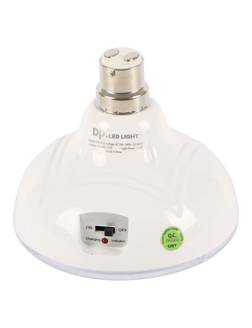 DP-7033 RECHARGEABLE LED BULB WITH REMOTE