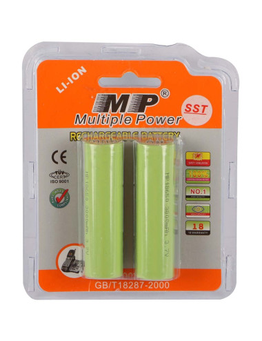 بطارية 3.7 فولت -218650 2PC-32-3-2815