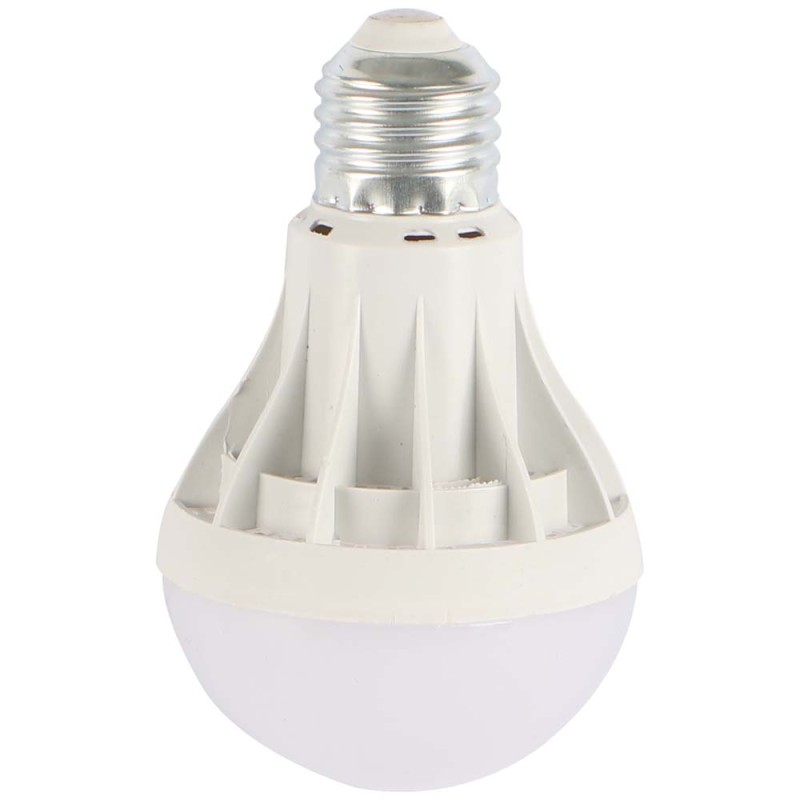 LED ROUND BULB WHITE 9W