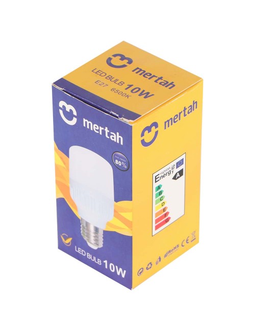 E27 LED 10W لمبة سلندر ابيض
