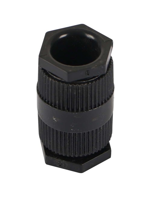 KHARAFI ELECTRIC FITTING ADAPTOR DOUBLE BLACK 3/4"