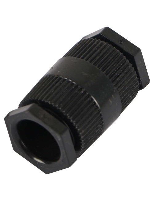 KHARAFI ELECTRIC FITTING ADAPTOR DOUBLE BLACK 3/4"