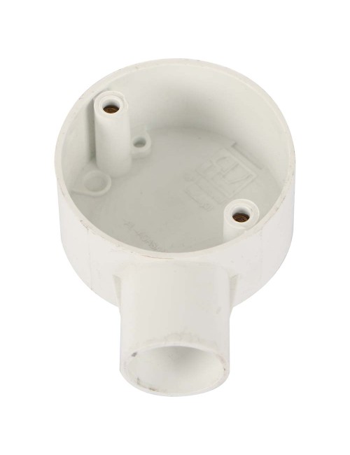 BLACK ROUND ELECTRIC BOX 1"x 1 YRD