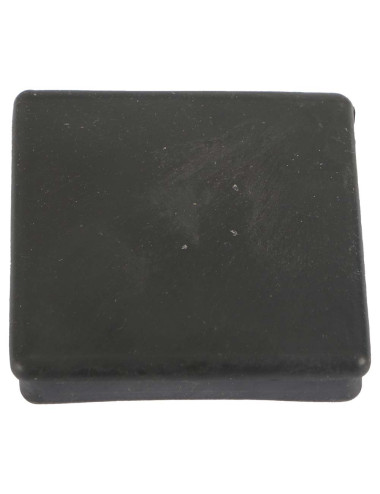 SQUARE PLASTIC INSERT TUBE BLACK 80 x 80 MM