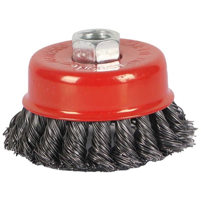 CUP BRUSH TWIST TYPE 3" x 14 MM