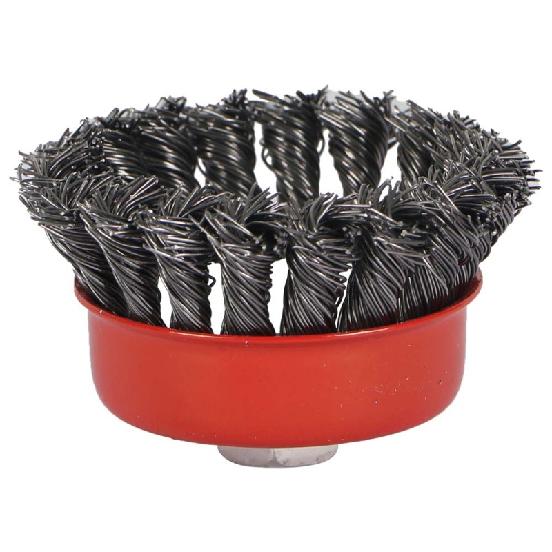 CUP BRUSH TWIST TYPE 3" x 14 MM