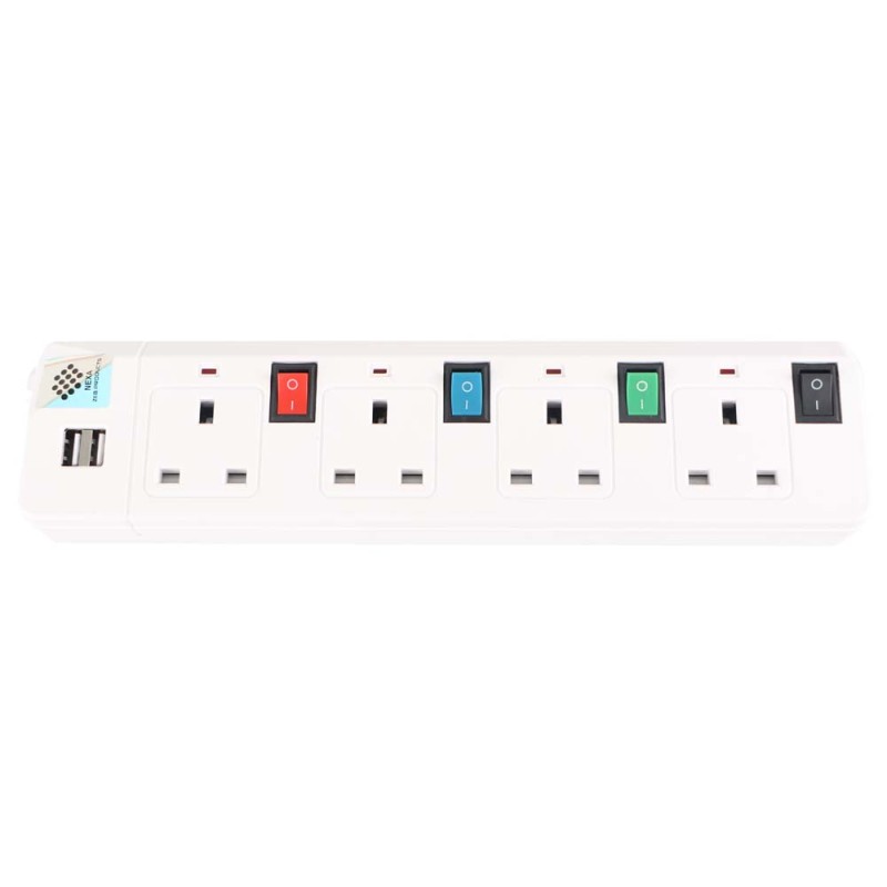 USB + موزع 4 فتحة 5 متر