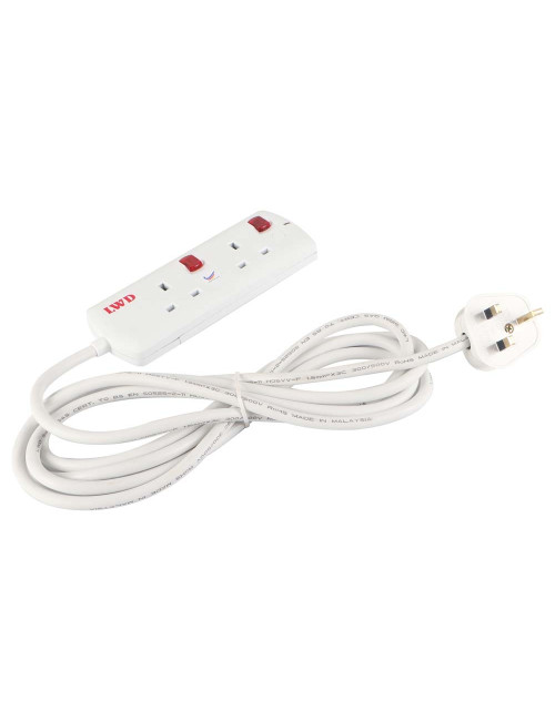 2 WAY EXTENSION SOCKET BOARD 3 MTR