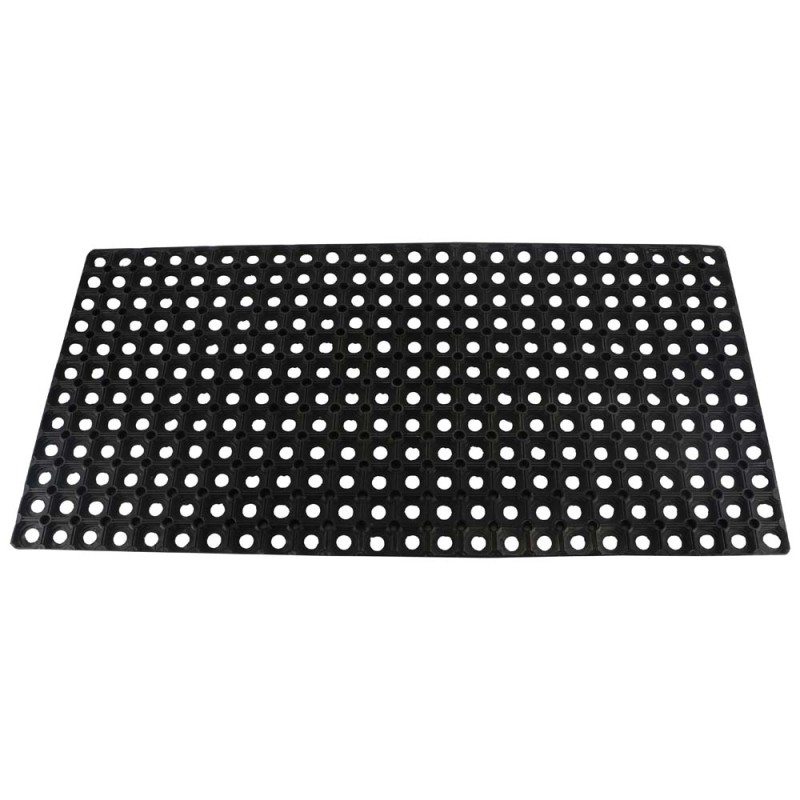 RUBBER HOLLOW MAT 50 × 100 CM × 16 MM