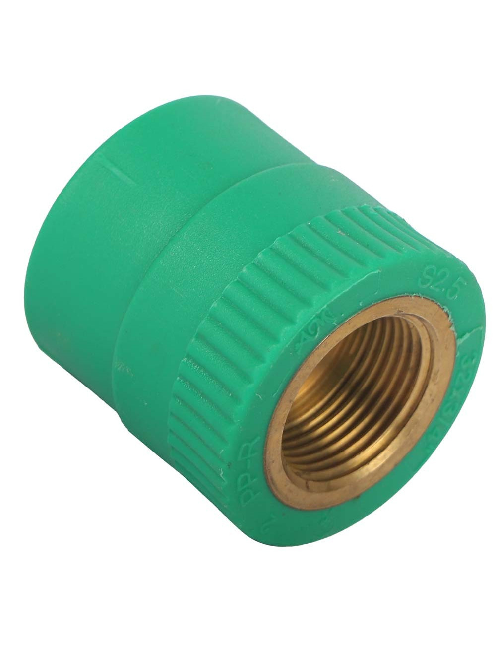 PPR ADAPTOR FEMALE BRASS THREADED 3/4" x 1"