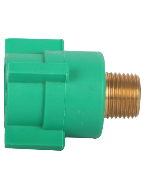 ADASANI PPR MALE THREADED ADAPTOR 3/4" x 1/2"