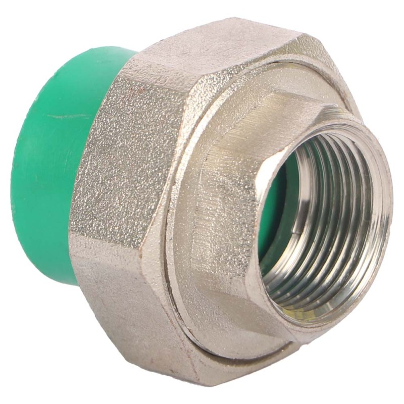 CHROME PPR UNION FEMALE THRES 3/4"