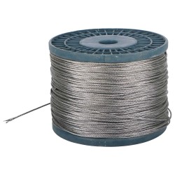 GALV STEEL WIRE ROPE (7×7) 2 MM × 300 MTR