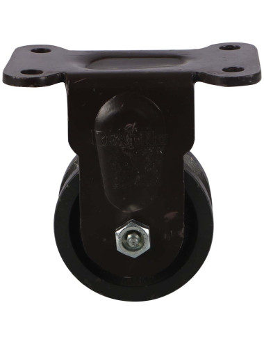 عجلات حديد سحاب ثابت مع قاعدة "4 IND