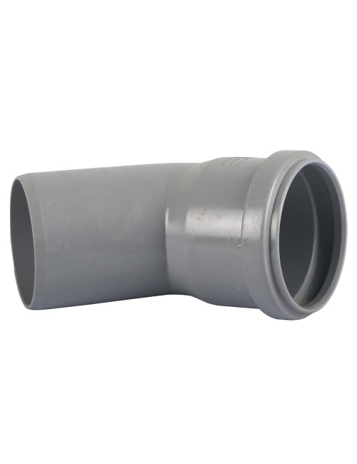 PVC 45° ELBOW WITH RUBBER 3"