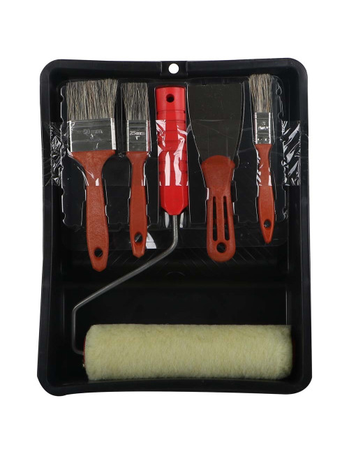ATLAS 7050 7 PCS PAINT ROLLER TRAY SET