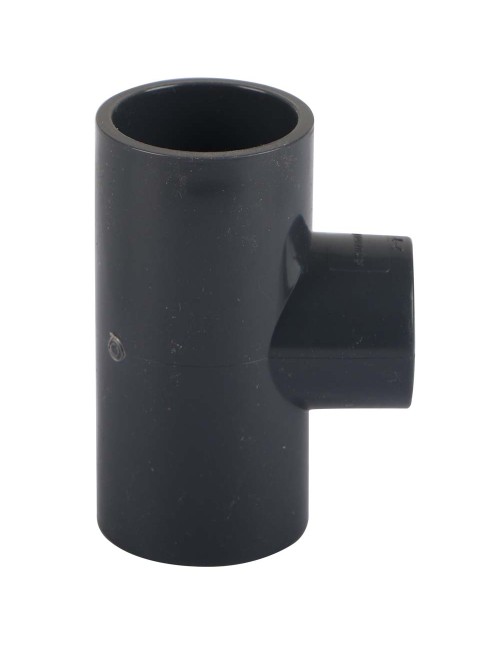 PVC ADOPTER TEE GREY 1" x 3/4"